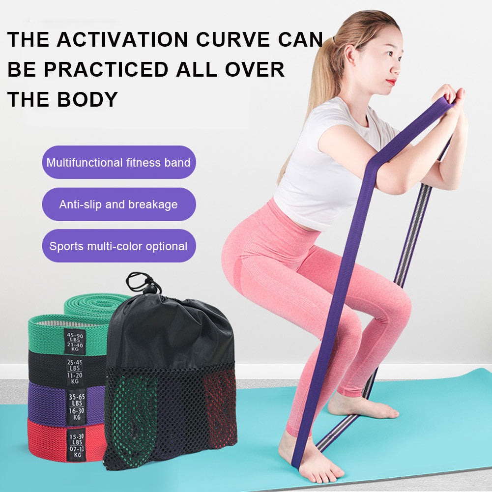 Stay In Grind Mode™ Long Resistance Bands Set – Strength & Pull-Up Training