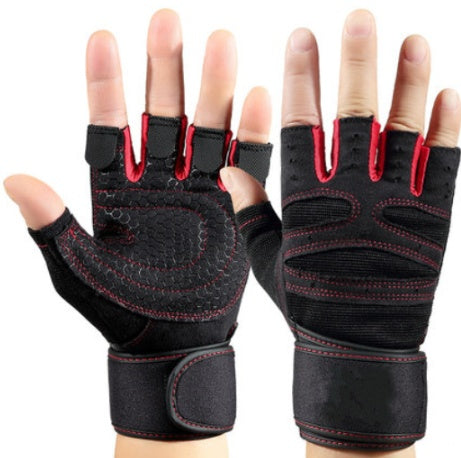 Stay In Grind Mode™ Half Finger Gym Gloves – Built for Grip & Power